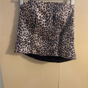 Leopard Print Skirt